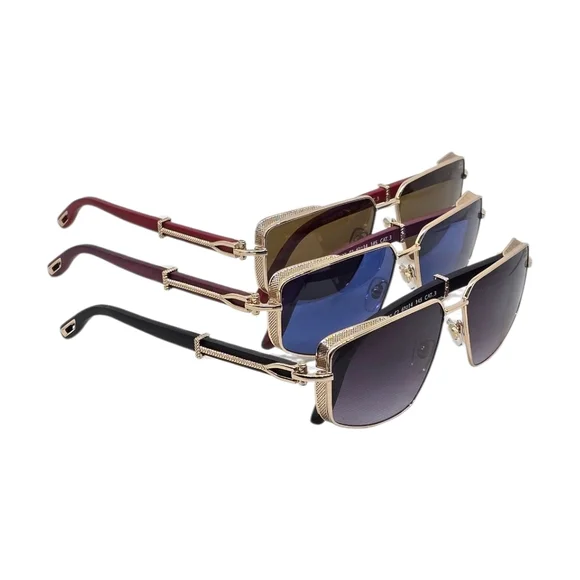 3 PORTA ROMANA LOT 1 Gold Frame Sunglasses Set - Picture 5 of 7